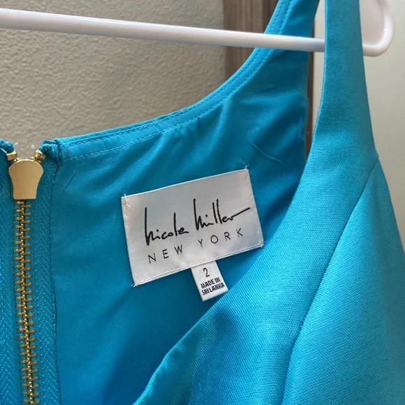 Nicole Miller hi-lo dress, size 2 NWT - Picture 5 of 6